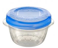 Curver 212074 Take Away Paquete de 3 cajas hermÃ©ticas de conservaciÃ³n Twist polipropileno azul 12 x 12 x 19 cm