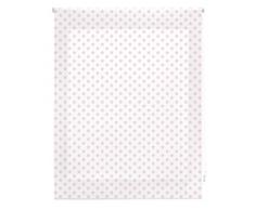 Blindecor Stars Estor Enrollable, Tela, Blanco con Estrellas Rosa, 160 x 250 cm