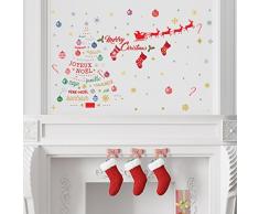 Wallflexi francés Citas de Navidad Pegatina de Pared Decoración Hogar Oficina Decoración
