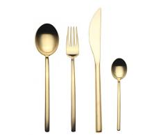 MEPRA 108022024 - Juego de cubertería, Color Dorado