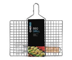 Chef Aid 10E21036 - Parrilla de alambre para barbacoa, metal