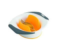 Zyliss E910017 Cortador de Mango, PlÃ¡stico/Acero Inoxidable, Blanco/Gris/Amarillo, Utilizado para Cortar & Descorazonar de Mangos, Apto Para Lavavajillas, 5 AÃ±os de GarantÃ­a
