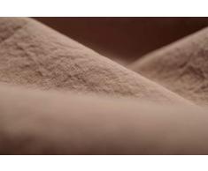 L1NK STUDIO Sabana Bajera Ajustable Cama 150 cm (150x200x35cm) 100% algodón (Percal 200 Hilos) MELOCOTÓN