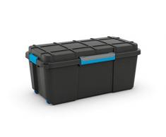 KIS - Caja de almacenamiento de buceo, negro / azul, L