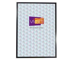 Vivarti Marco de fotos negro satinado, tamaño estándar de póster, 61 x 91,5 cm