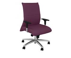 Piqueras Y Crespo (PIQU7) Sillón Albacete confidente Bali Morado Sillas de Oficina, Talla unica