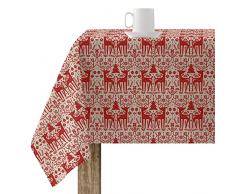 BELUM | Mantel Navidad | Mantel Antimanchas Mesa Rectangular Resinado | Mantel resinado (Tacto plastificado) | Mantel Mesa | Mantel Mesa hogar (300X140 cm)