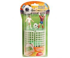 dekora 302018 Decoración para Tartas con Figuras de Futbol de Pv, PVC, 6x5x8 cm