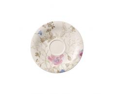Villeroy & Boch Mariefleur Gris Basic Plato para taza, 19 cm, Porcelana Premium, Blanco/Colorido