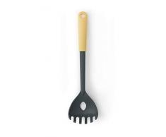 Brabantia Tasty+ Cuchara para Spaghetti, Negro, Amarillo
