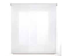 Blindecor Belmont estor enrollable tejido translÃºcido brillante - Blanco, 100 x 180 cm (Ancho por Alto). TamaÃ±o de la Tela 97 x 175 cm. Estores para ventanas