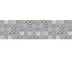 VINILIKO Gimaraes Alfombra de Vinilo, Multicolor, 80x300