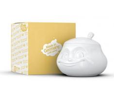 Fifty Eight Azucarero Feliz, Porcelana, Blanco, 11.2 x 11.3 x 11.2 cm