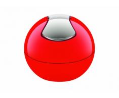 Spirella Ã16 x 14 cm (1 Litro), Rojo colecciÃ³n Bowl, Papelera, Poliestirol