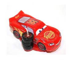 dekora 346053 Vela de CumpleaÃ±os de Rayo Mcqueen de Disney Pixar Cars, Cera, Multicolor, 3,5 x 8,5 cm