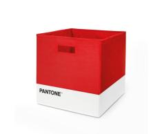 Pantone⢠Cubo de Almacenamiento Plegable para Ahorrar Espacio para Ropa o Juguetes - Compatible con estanterÃas 32,5 x 32,5 x 32,5 cm - Rojo