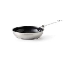 KitchenAid SartÃ©n antiadherente de cerÃ¡mica sin PFAS, 28 cm, revestida, apta para horno, apta para lavavajillas, color plateado