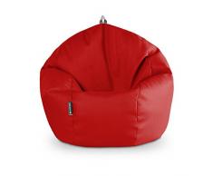 HAPPERS Puff Pelota Polipiel Indoor Rojo