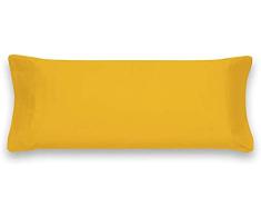 Sancarlos â Funda Almohada Combicolor, Color Mostaza, 100% AlgodÃ³n percal, Almohada Cama de 150 (45x175)