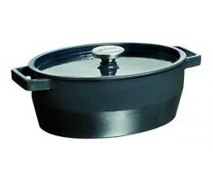 Pyrex Slow Cook - Cacerola De Hierro Fundido Oval, 29 Cm, 3,8 L, Todos Los Fuegos