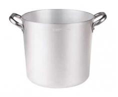Pentole Agnelli ALMA10340 Olla Alta con Dos Manijas Acero Inoxidable, Aluminio Profesional 3 mm, 46.5 l