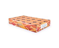 Pajoma 92003 Conjunto de 30 Velas de tÃ© Aroma Mango-Naranja Modern Line, duraciÃ³n de la combustiÃ³n Aproximadamente 14 Horas, Altura 1,5 cm