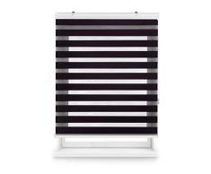 Blindecor Vela estor enrollable noche y dÃa premium con galerÃa | Violeta, estor de 180 x 180 cm (ancho x alto) | Tamaño de la tela 177 x 175 cm | Estor noche y dÃa elegante