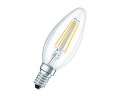 Osram Lamps - Bombilla LED, color blanco cálido, forma de vela, Paquete de 6