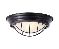BRILLIANT lamp Typhoon aplique y plafÃ³n 29cm negro |Â 1x A60, E27, 30W, adecuado para lÃ¡mparas normales (no incluidas) |Â Escala A ++ a E |Â Apto para lÃ¡mparas LED