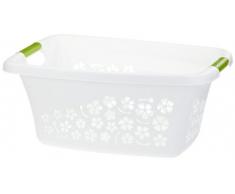 Rotho 7565 Flowers - Cesto para colada (25 litros)
