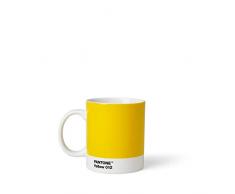 Pantone Taza de café, Porcelana, Yellow 012, 8.4 x 8.4 x 12.1 cm