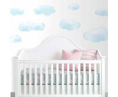RoomMates RMK1250SCS - Pegatinas para Pared con diseño de Nubes, 19 Unidades