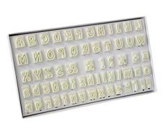 JEM Cortador de Abecedario Azucareras y DecoraciÃ³n de Pasteles, Juego de 64