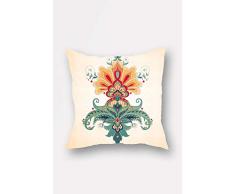 Lulu Home - Funda de Almohada, Multicolor, 45 x 45 cm