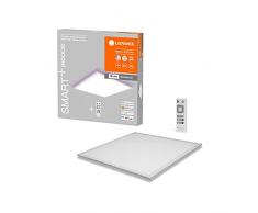LEDVANCE PlafÃ³n LED WiFi, blanco, 40W 3000LM, 3000-6500K, 60x60 cm, aplique regulable, tecnologÃ­a RGB, Smart+ Planon, controlable mediante app o asistentes de voz como Alexa o Google