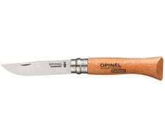 Opinel 113060 Navaja de acero al carbÃ³n, Beige, 7 cm
