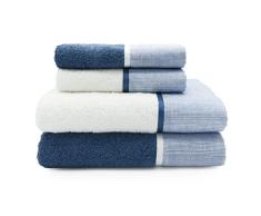 Creole Lino Suecia Toallas de BaÃ±o, AlgodÃ³n, Cuerda, 2+2, 4 Unidades