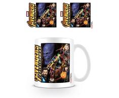 Avengers: Infinity War Space Montage Taza de cafÃ©, CerÃ¡mica, Multicolor, 7,9 x 11 x 9,3 cm