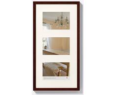 Walther Peppers Holzr. 3X10x15 NUSSBAUM Marco de Fotos, Madera, Nuez, 3x 10x15 cm