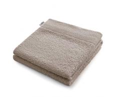 AmeliaHome Toalla Beige 50 x 100 cm 100% algodÃ³n Calidad Absorbente Cappuccino Amari