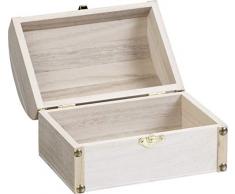 Knorr Prandell 16 x 10,5 x 10 cm Caja de Madera para Cofre de Madera, Natural