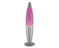Lámpara 4113 de Rabalux, con brillantina, de cristal, vidrio metal, rosa, klein, E14 15watts