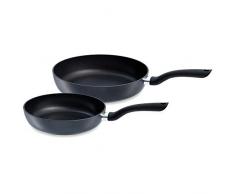 Fissler Cenit Juego de sartenes, 2 piezas, diÃ¡metro de 24 cm y 28 cm, sartenes de aluminio recubiertas, sartÃ©n antiadherente