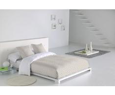 SABANALIA - Funda nórdica Niza (Disponible en Varios tamaños y Colores), Cama 120, Blanco