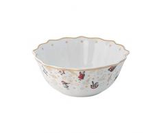 Villeroy & Boch - Toys Delight bol edición aniversario, cuenco para postre de porcelana Premium, multicolor/dorado/blanco, 506 ml