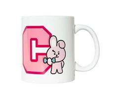 Grupo Erik TAZ033 Taza de desayuno Cooky BT21, CerÃ¡mica