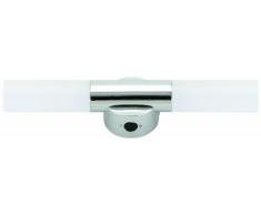 Briloner Leuchten 2148-028 - Lámpara de pared, 2 luces E14, color plateado