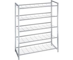 Haku Möbel zapatero de metal, altura 106 cm