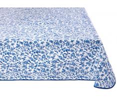 Cooksmart - Mantel sintético, modelo Secret Garden, color cobalto, tamaño grande