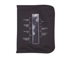 Vin Bouquet FIE 109 - Funda enfriadora con Termómetro Elástica, Cubierta Enfriadora Gel, Velcro Ajustable, Ideal para Conservar el Vino